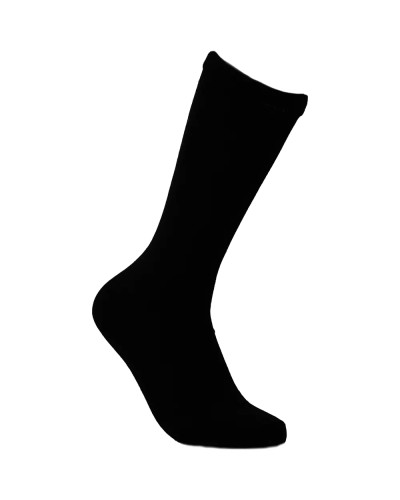 12 Pares de Calcetines Diabético Negro Liso para Hombre